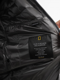 Демисезонная куртка National Geographic No Goose модель M999-01-100_синій Фото