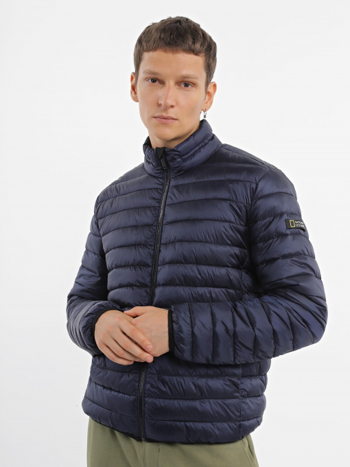 Демисезонная куртка National Geographic No Goose модель M999-01-100_синій Фото