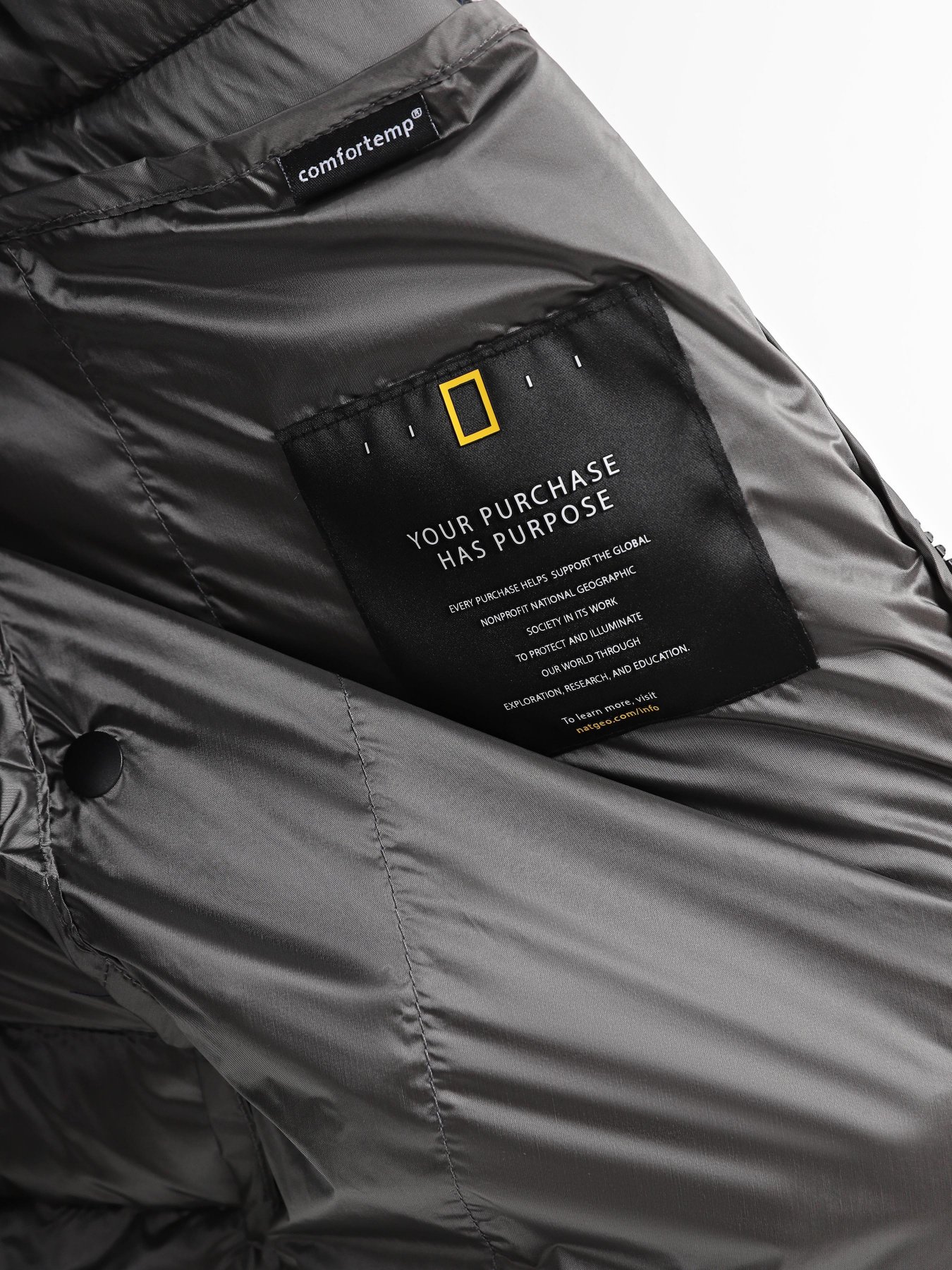 Демисезонная куртка National Geographic No Goose модель M999-01-100_т.синій Фото