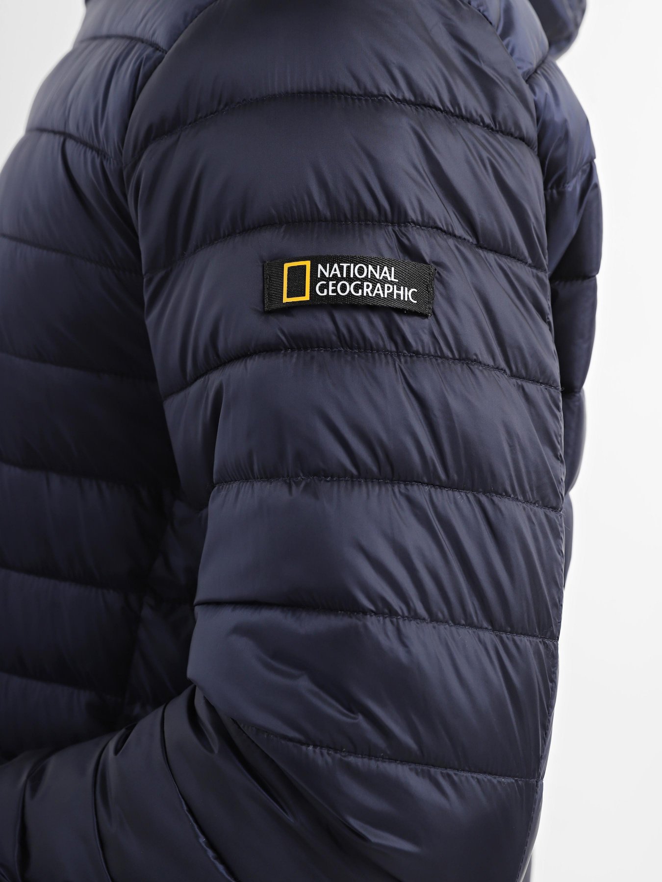 Демисезонная куртка National Geographic No Goose Hood модель M999-01-102_синій Фото