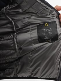 Демісезонна куртка National Geographic No Goose Hood модель M999-01-102_синій Фото