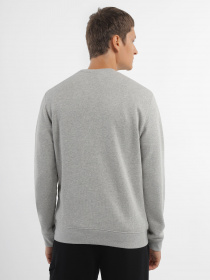 Свитшот National Geographic Foundation Big Logo Crew модель M999-02-814_сірий комб. Фото