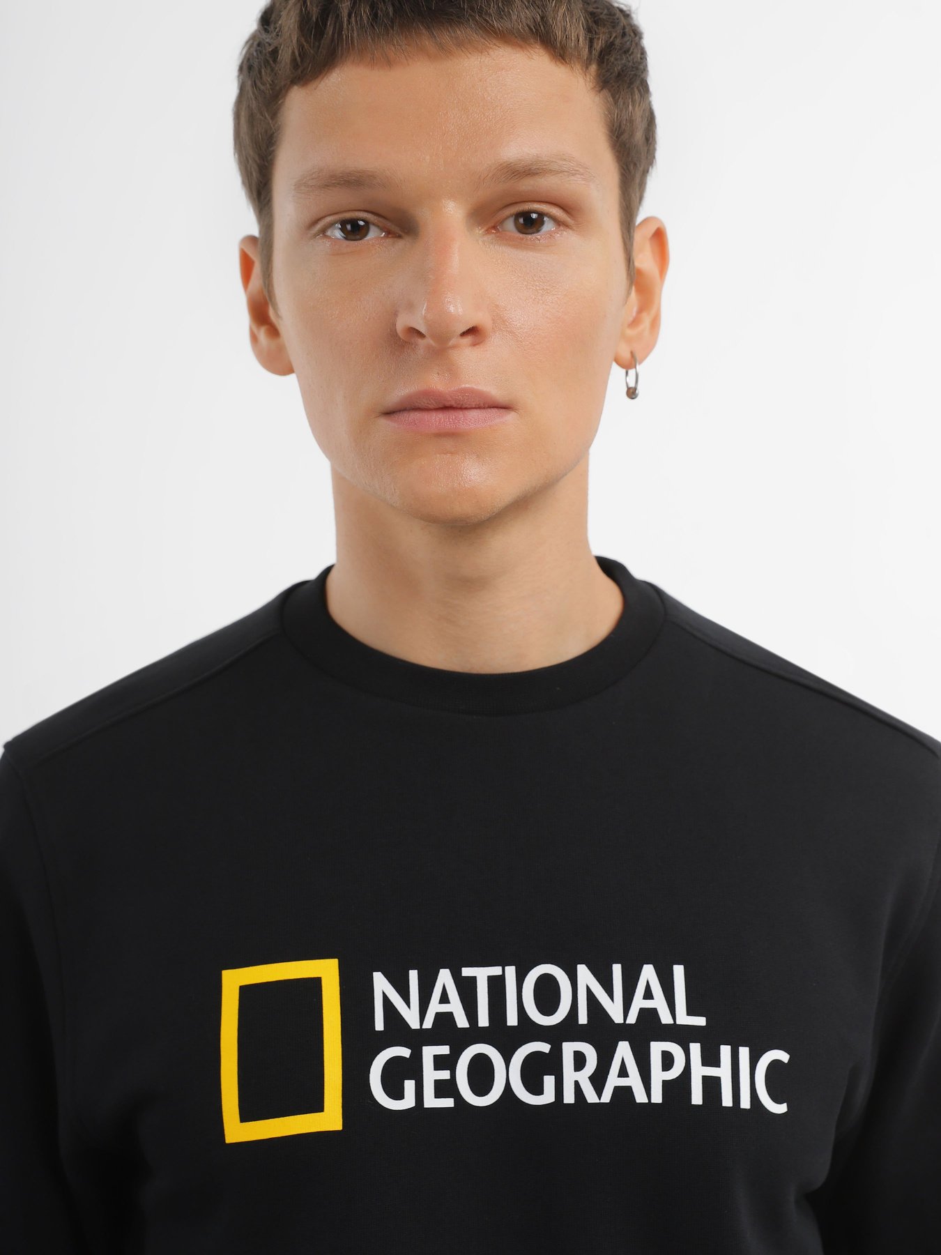 Світшот National Geographic Foundation Big Logo Crew модель M999-02-814_чорний Світшот National Geographic Foundation Big Logo Crew модель M999-02-814_чорний Фото
