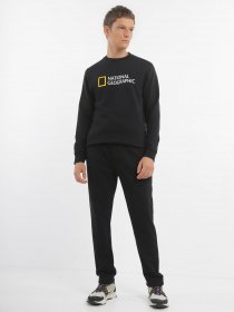 Світшот National Geographic Foundation Big Logo Crew модель M999-02-814_чорний Світшот National Geographic Foundation Big Logo Crew модель M999-02-814_чорний Фото