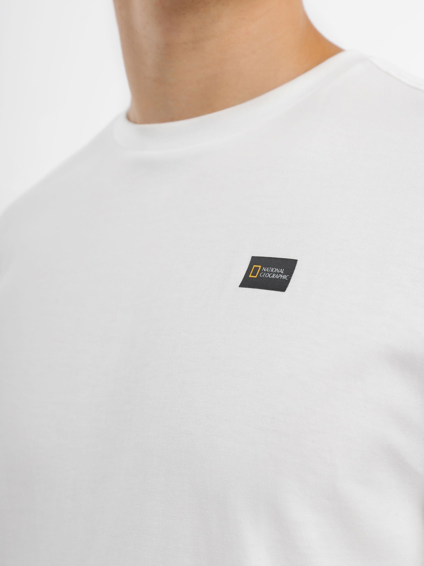 Футболка National Geographic Foundation Small Logo модель M999-03-820_білий Фото
