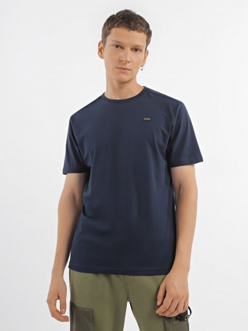 Футболка National Geographic Foundation Small Logo модель M999-03-820_синій Фото