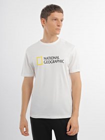Футболка National Geographic Foundation Big Logo модель M999-03-821_білий Фото