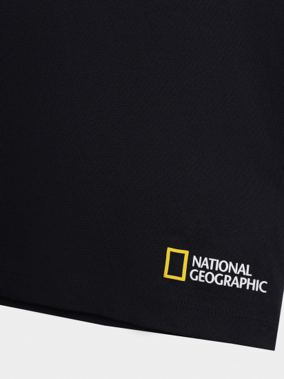 Футболка National Geographic Essentials Unisex Crew Neck модель U121-03-805_чорний — фото 3 - INTERTOP