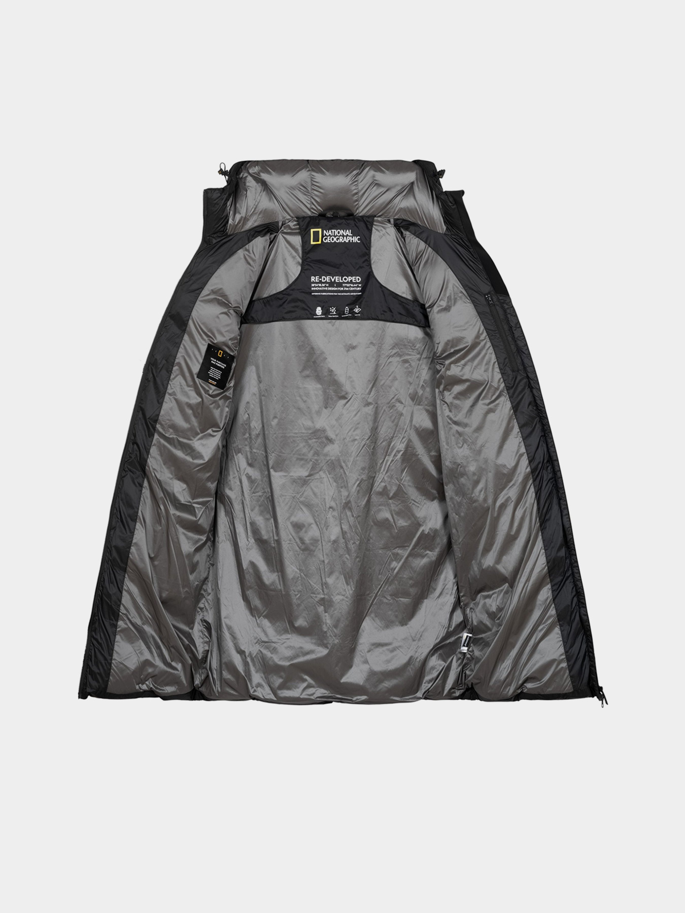 Пальто National Geographic Re-developed модель W121-01-603_чорний Фото