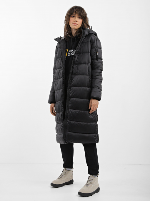 Пальто National Geographic Re-developed модель W121-01-603_чорний Фото