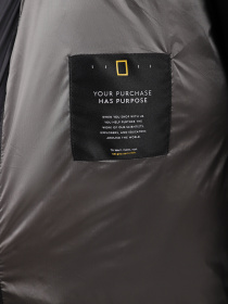 Пальто National Geographic Re-developed модель W121-01-603_чорний Фото