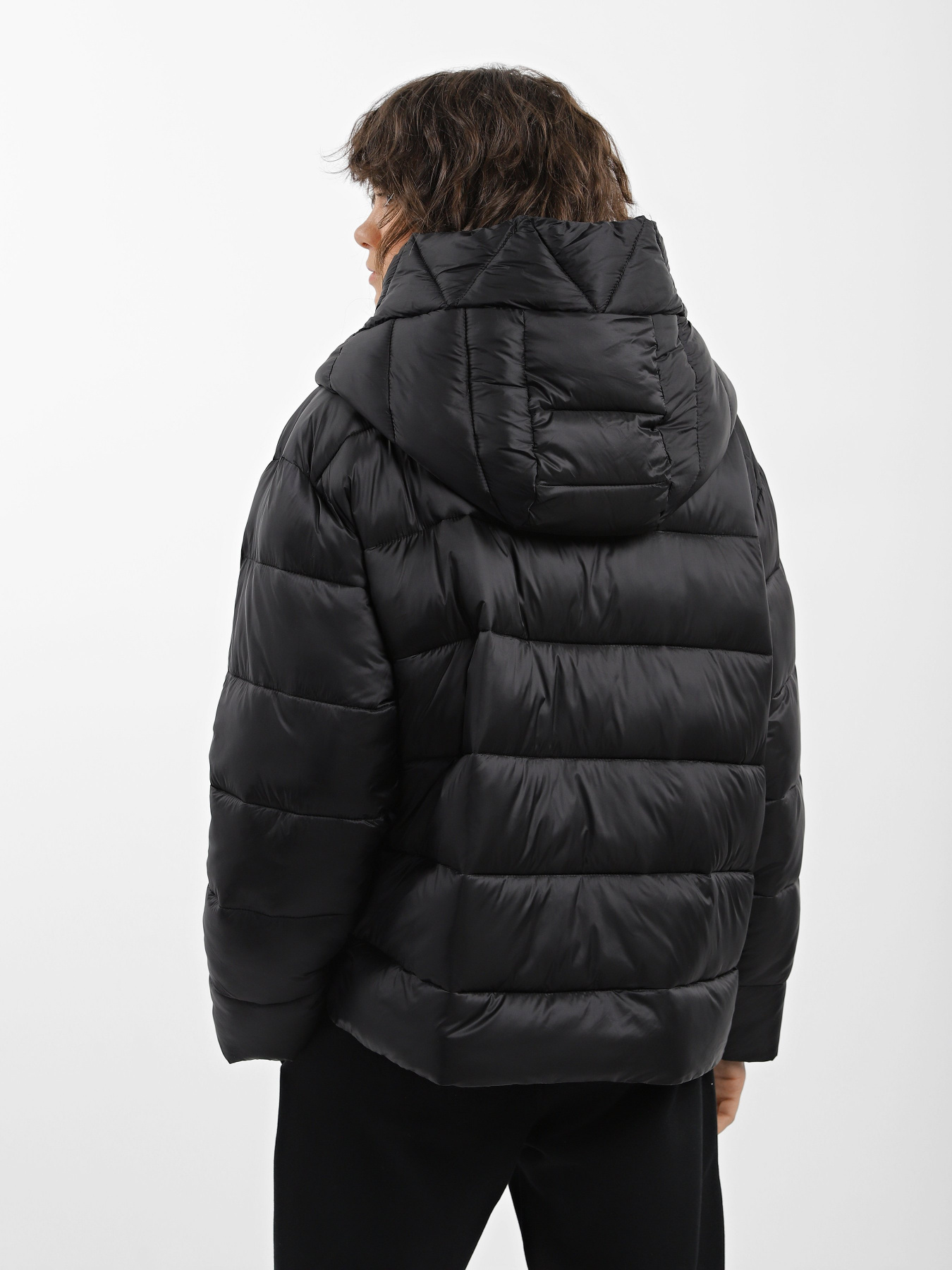 Демісезонна куртка National Geographic Re-Developed Cropped модель W121-01-606_чорний Демісезонна куртка National Geographic Re-Developed Cropped модель W121-01-606_чорний Фото