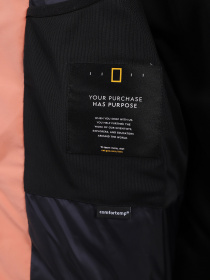 Демісезонна куртка National Geographic Premium Flow Hooded модель W121-01-619_рожевий Фото