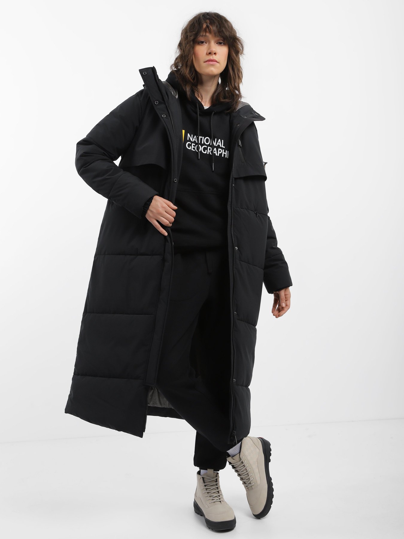 Зимняя куртка National Geographic Premium Flow модель W121-01-620_чорний Фото