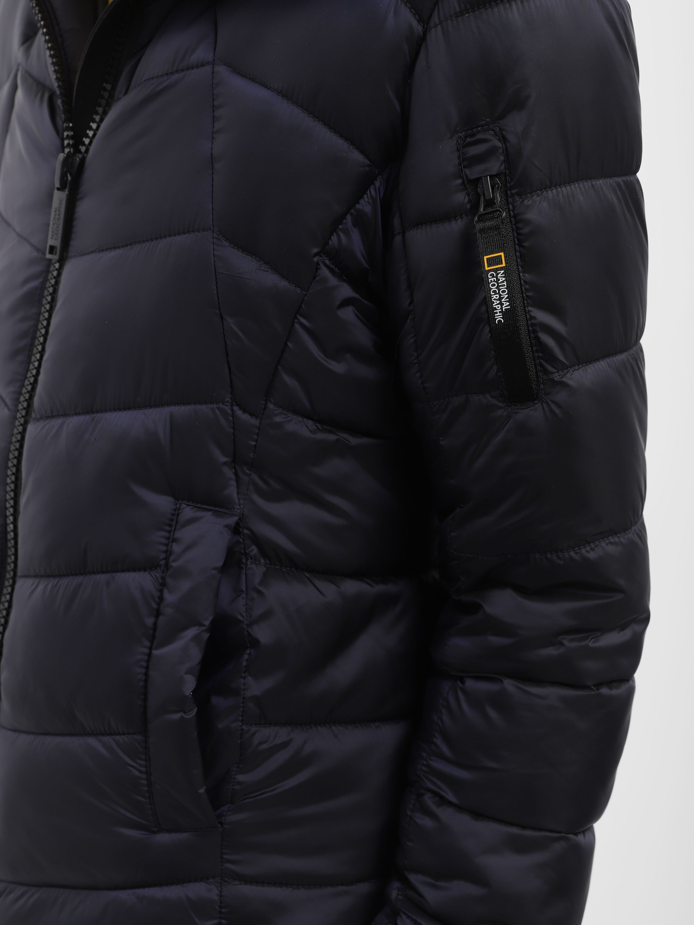 Демисезонная куртка National Geographic Re-Developed Hood модель W121-01-622_т.синій Фото