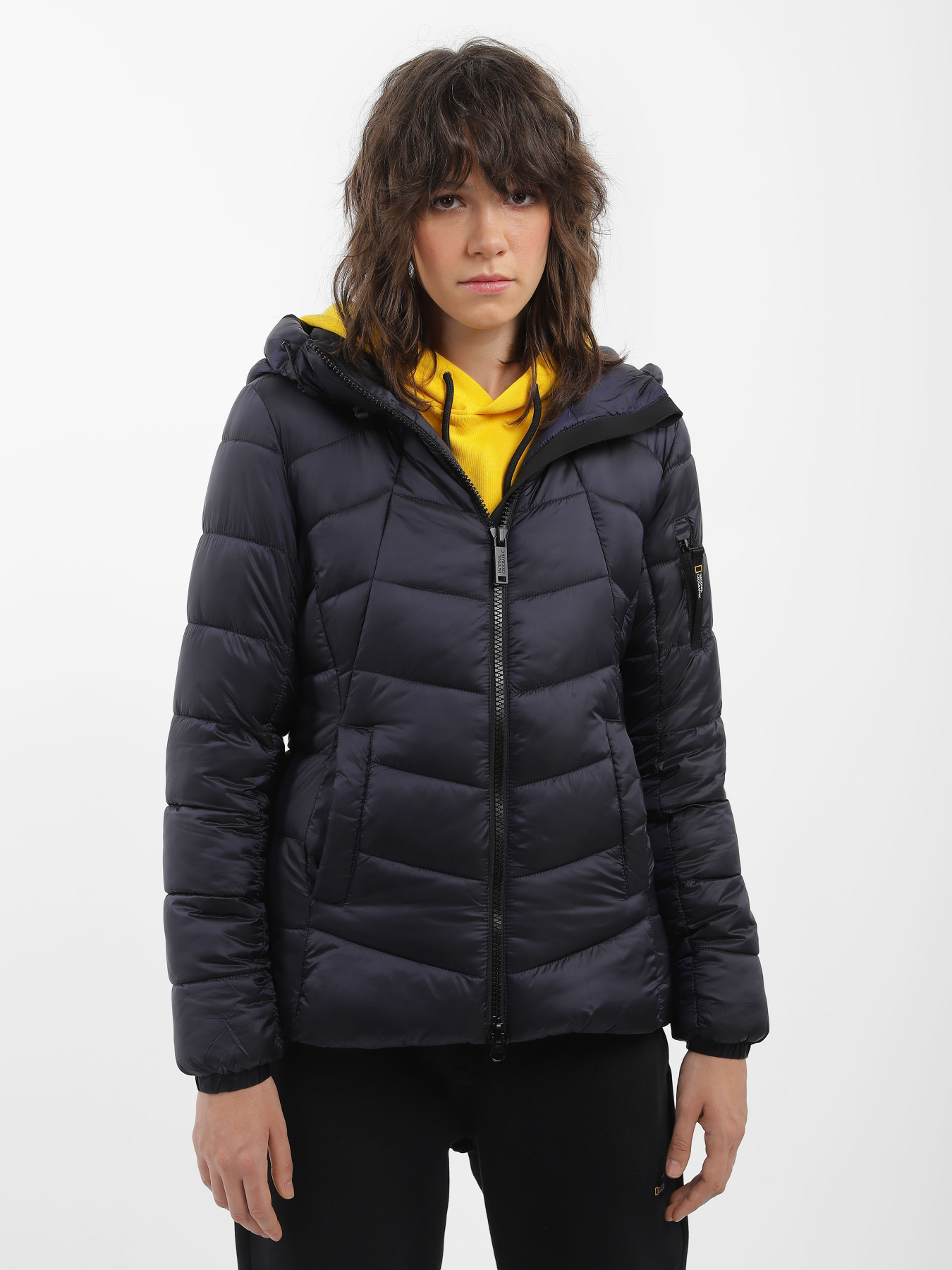 Демісезонна куртка National Geographic Re-Developed Hood модель W121-01-622_т.синій Фото