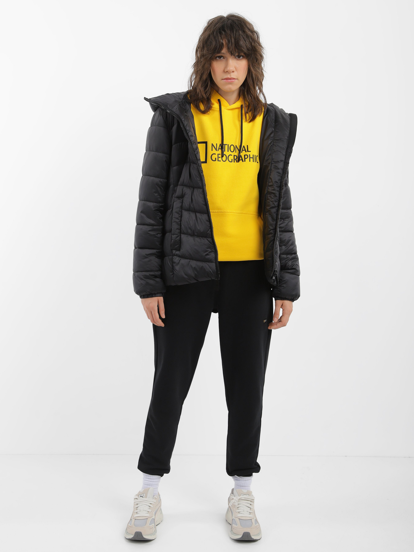 Демисезонная куртка National Geographic Re-Developed Hood модель W121-01-622_чорний Фото