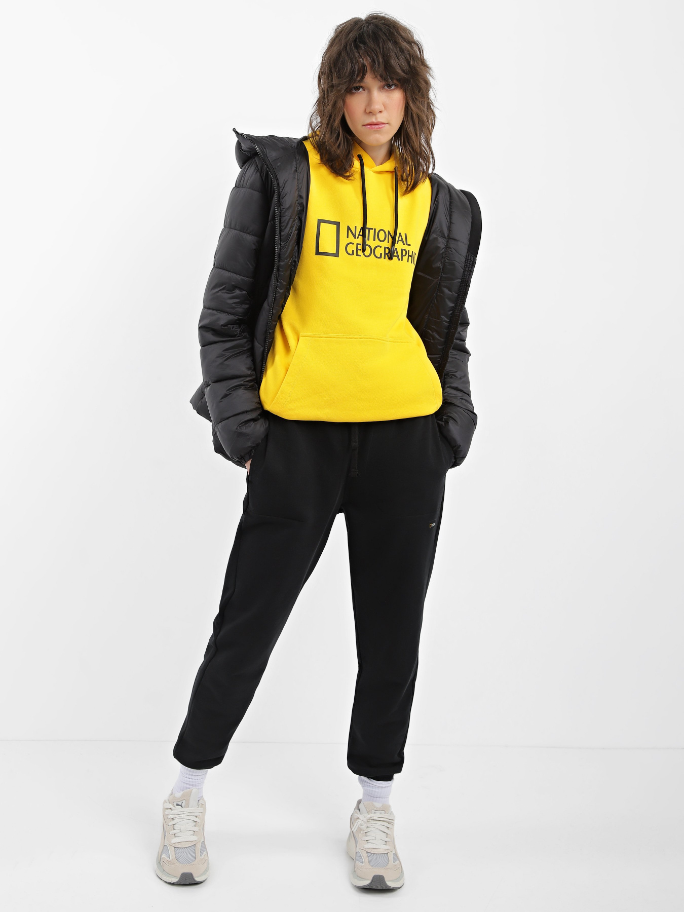 Худи National Geographic Foundation Big Logo модель W999-02-911_жовтий Фото