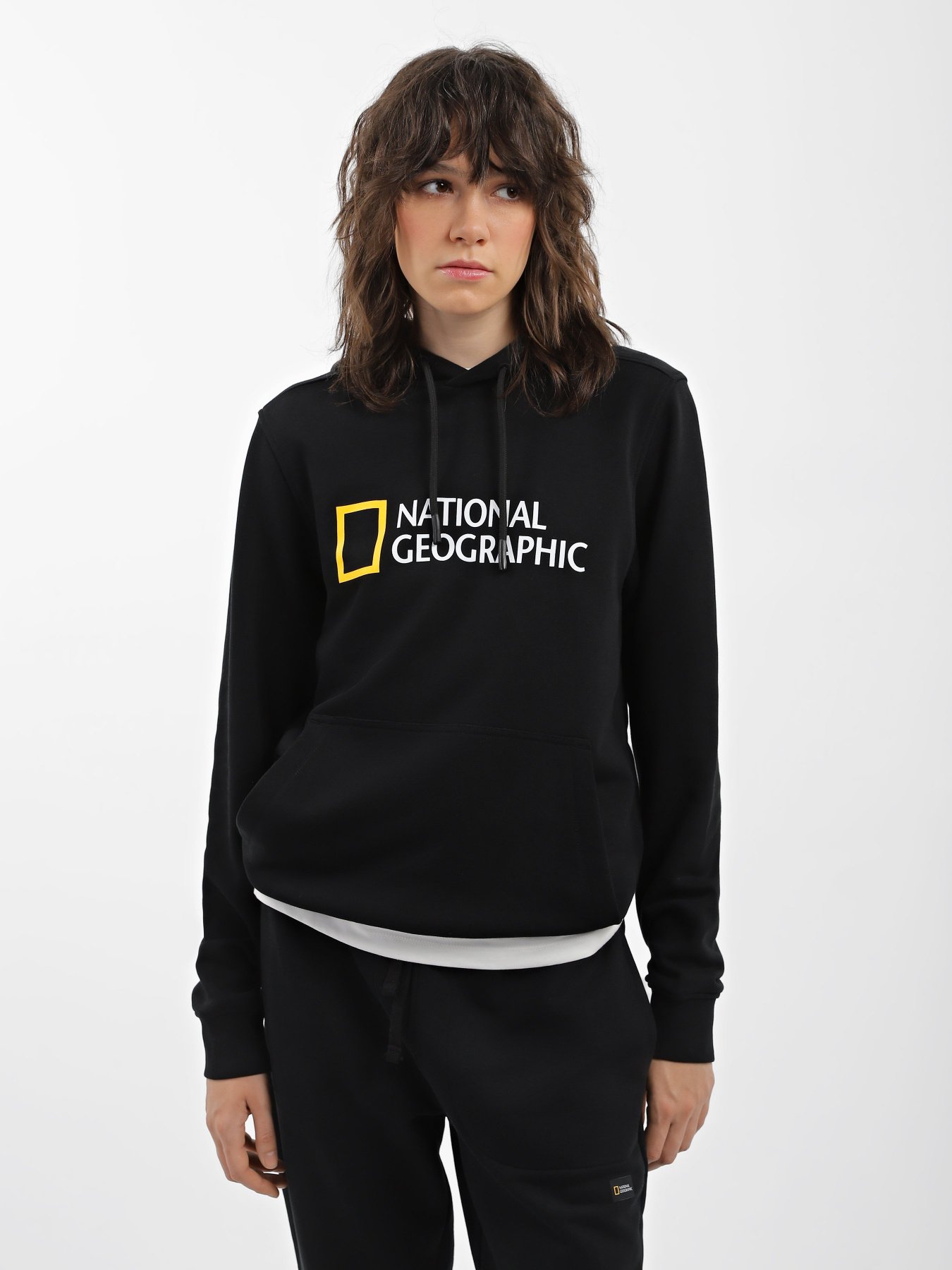 Худі National Geographic Foundation Big Logo модель W999-02-911_чорний Фото