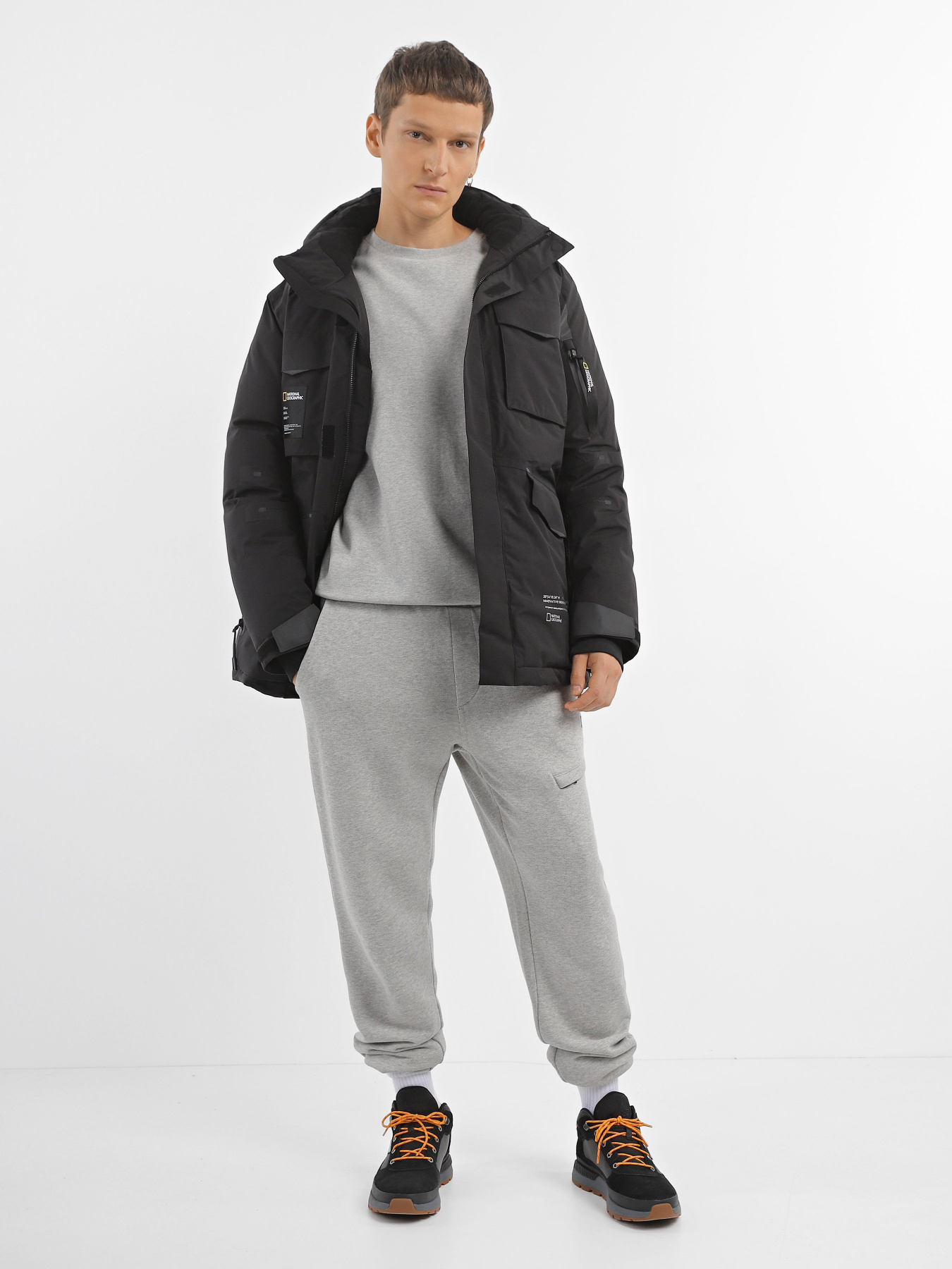 Демисезонная куртка National Geographic Iconin Explorer модель 20111010050_чорний Фото