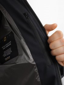 Пуховик National Geographic Re-Developed Hood Puffer модель M121-01-500_чорний Фото