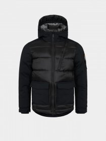 Пуховик National Geographic Re-Developed Hood Puffer модель M121-01-500_чорний Фото