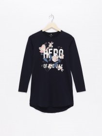 Платье миди Name it модель 817361503T518_т.синій комб. Фото