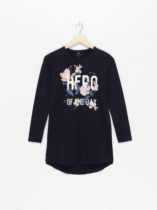 Платье миди Name it модель 817361503T518_т.синій комб. Фото