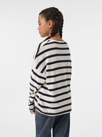 Лонгслив Name it модель 13220529_Buttercream STRIPES IN DAR Фото