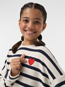 Лонгслив Name it модель 13220529_Buttercream STRIPES IN DAR Фото