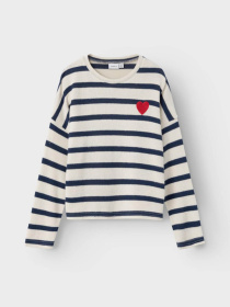 Лонгслив Name it модель 13220529_Buttercream STRIPES IN DAR Фото
