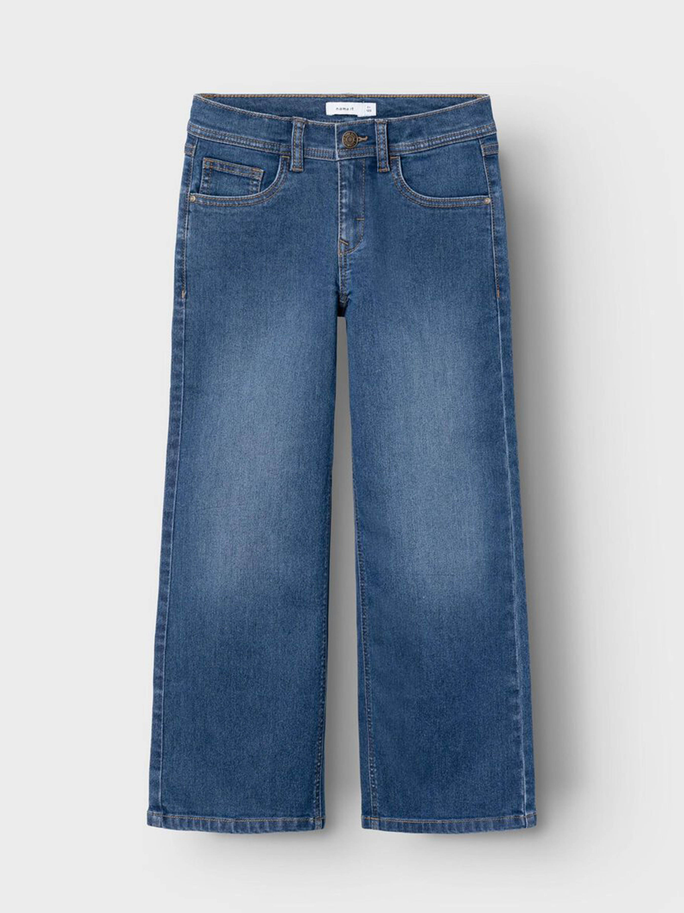 Широкі джинси Name it модель 13231217_Dark Blue Denim Фото