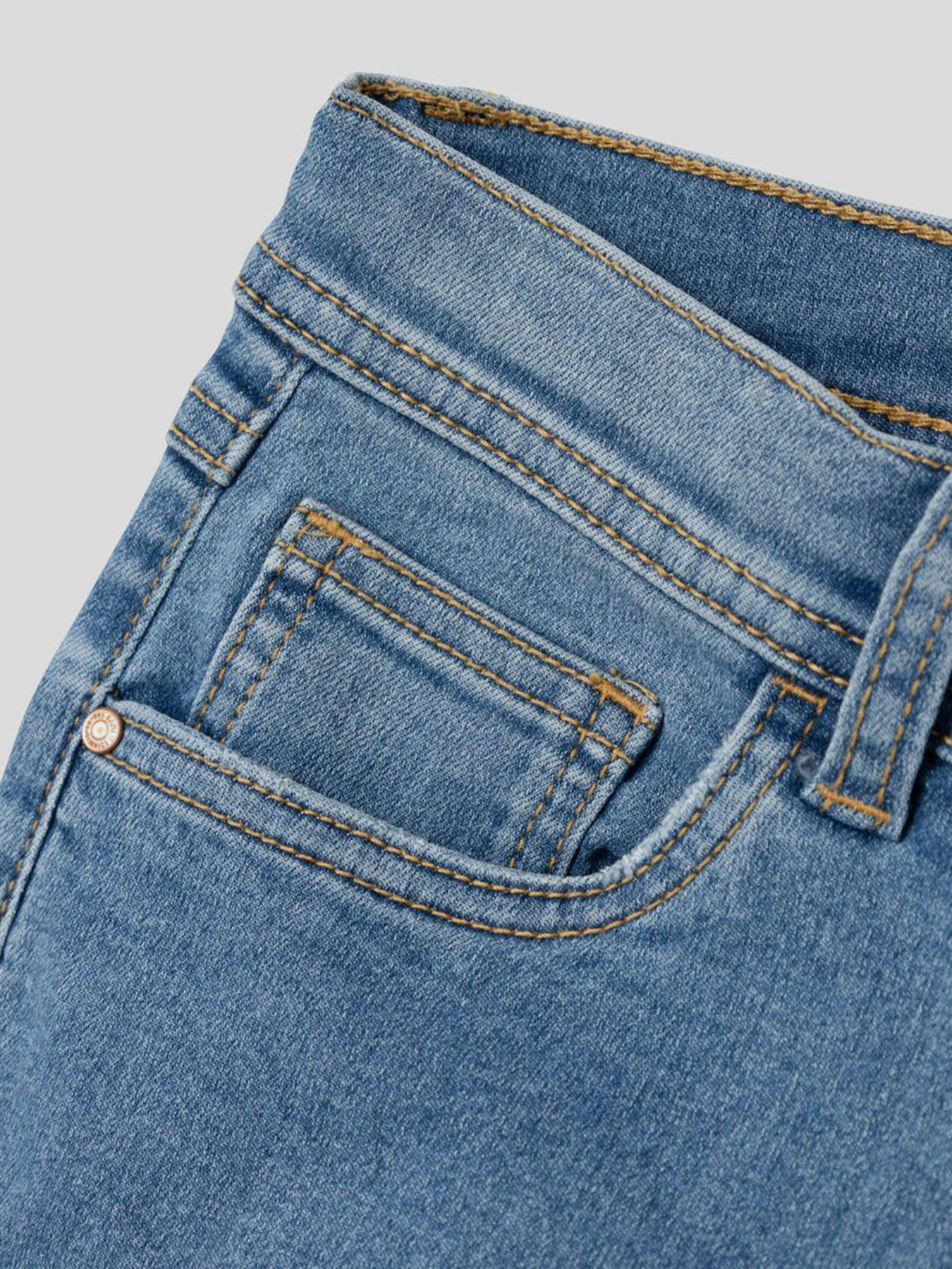 Широкі джинси Name it модель 13231217_Medium Blue Denim Фото