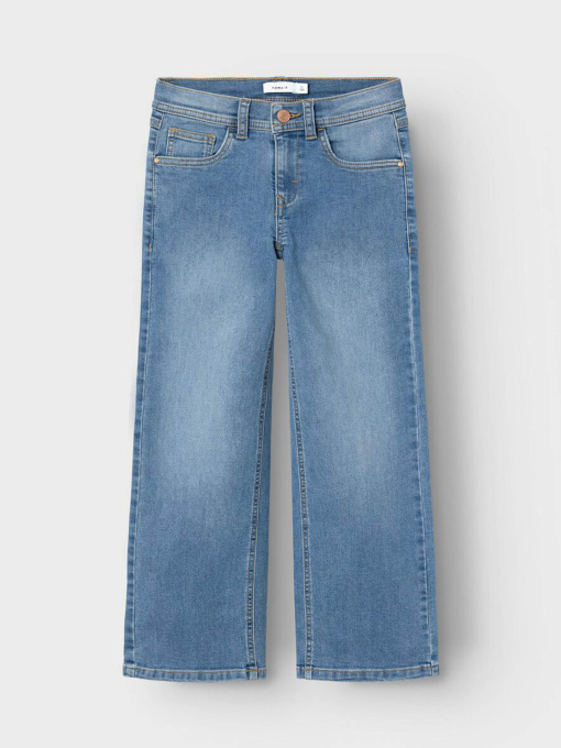 Широкие джинсы Name it модель 13231217_Medium Blue Denim Фото