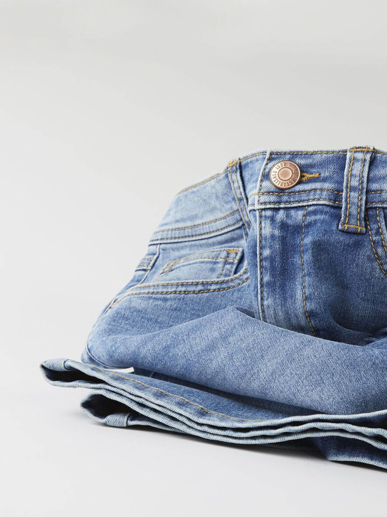 Широкі джинси Name it модель 13231217_Medium Blue Denim Фото