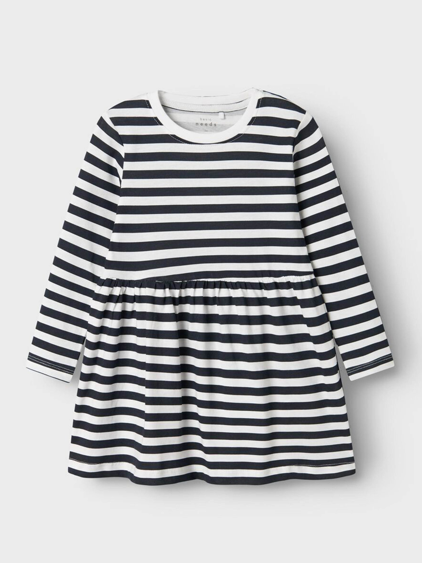 Платье мини Name it модель 13232892_Bright White STRIPES IN DA Фото