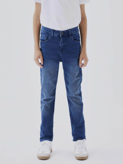 Зауженные джинсы Name it модель 13208915_Medium Blue Denim Фото