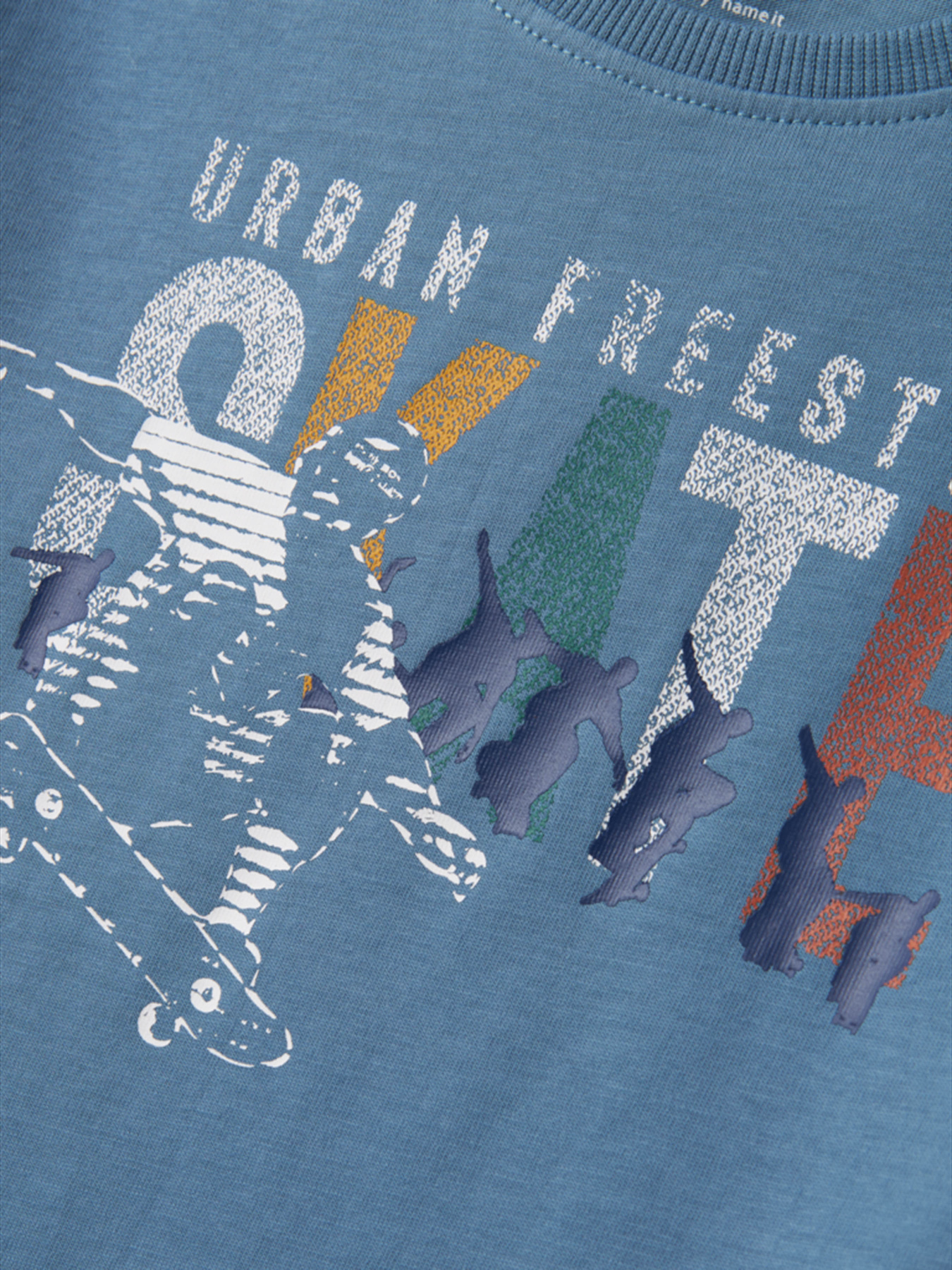 Футболка Name it модель 13224961_Coronet Blue Skate Фото