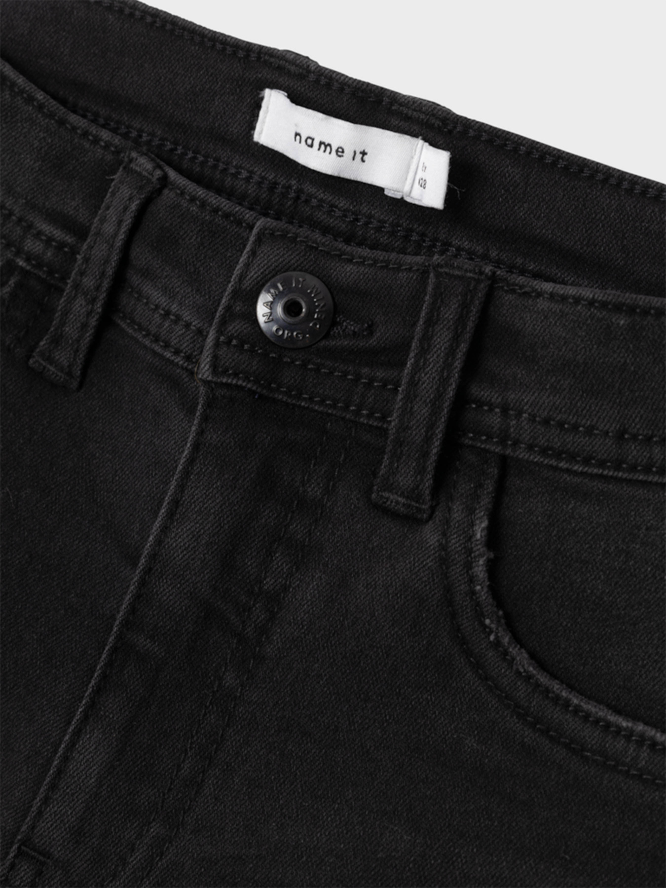 Широкі джинси Name it модель 13231226_Black Denim Фото