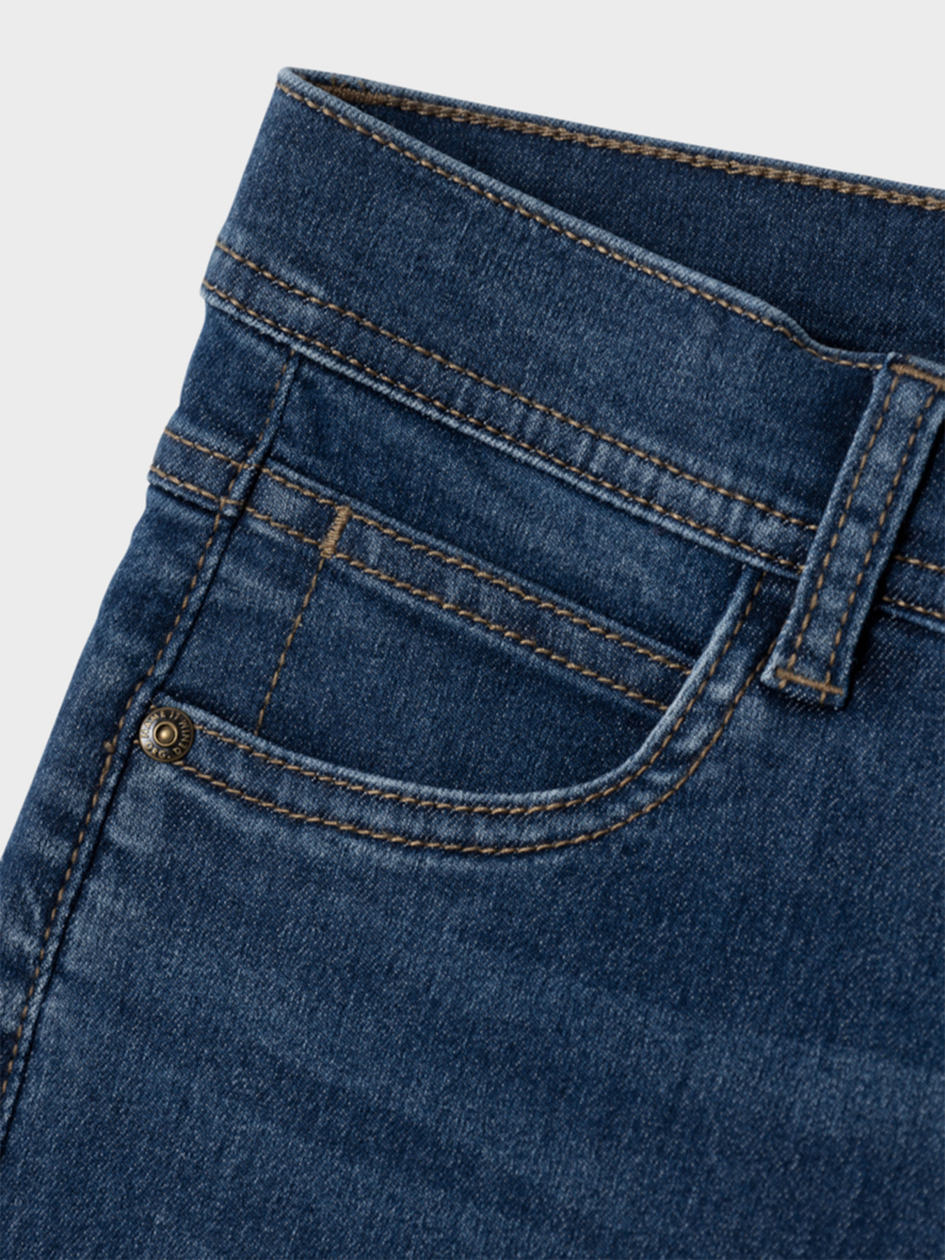 Широкі джинси Name it модель 13231226_Dark Blue Denim Фото