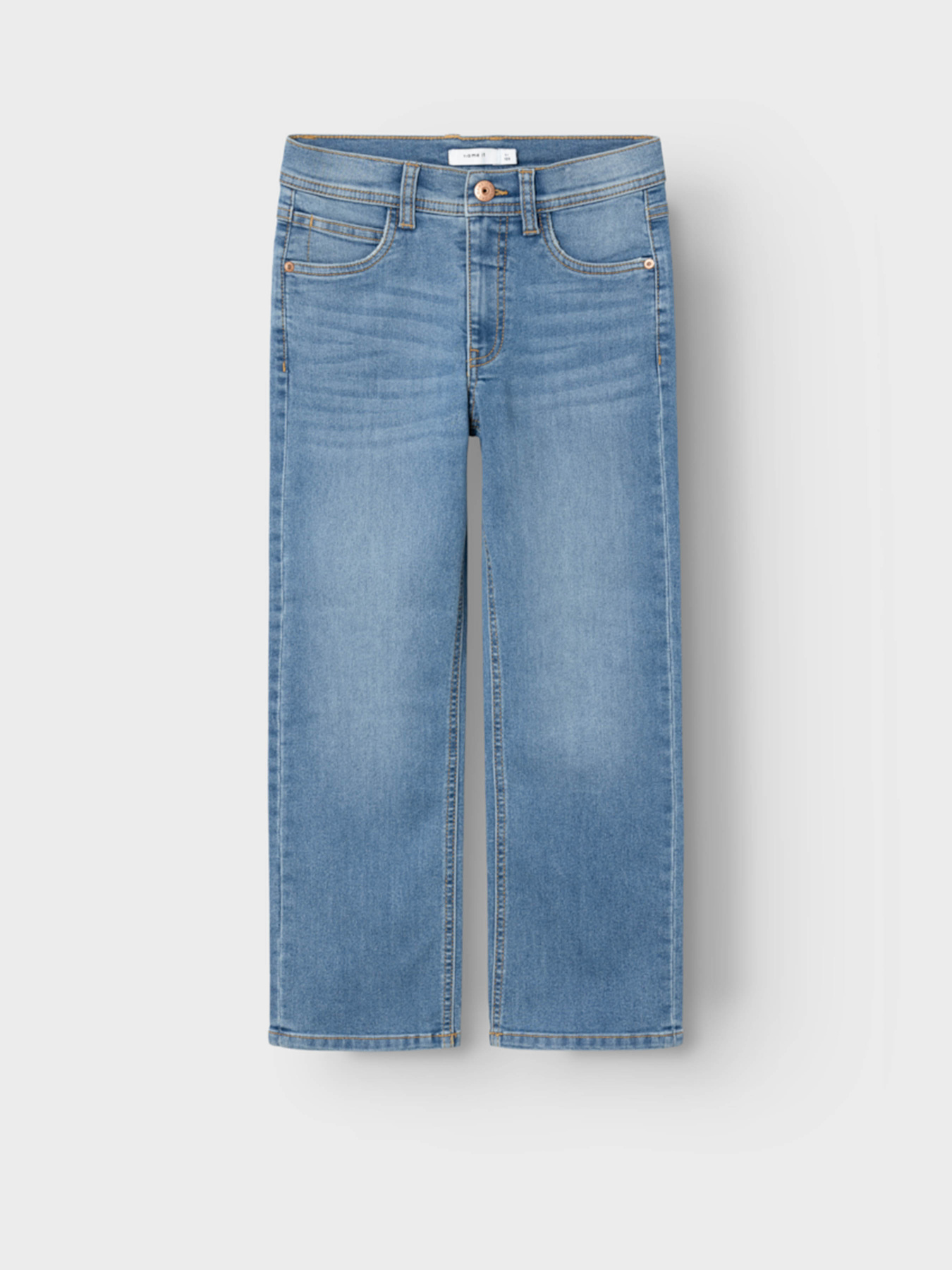 Широкі джинси Name it модель 13231226_Medium Blue Denim Фото