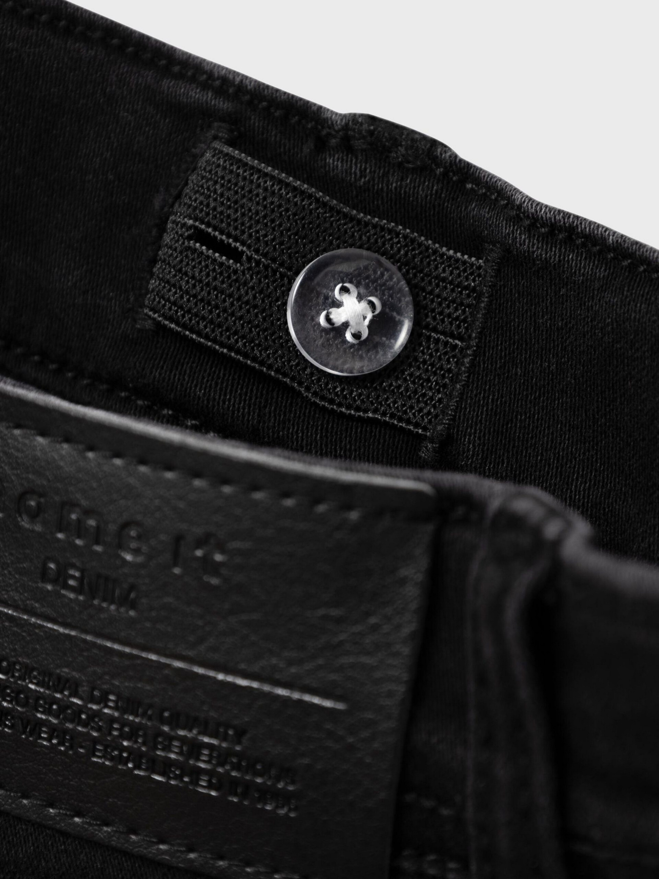 Прямые джинсы Name it модель 13232535_Black Denim Фото