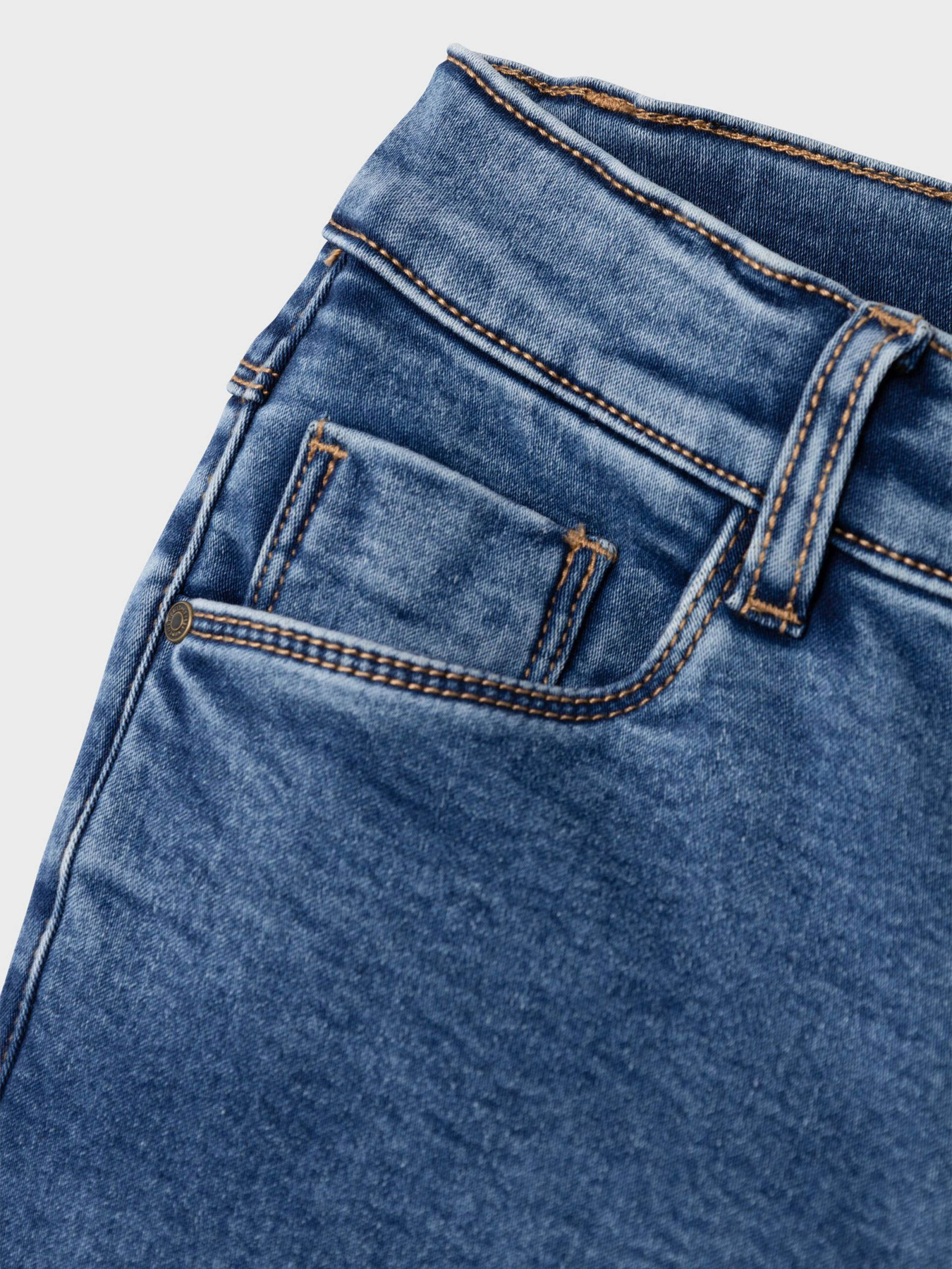 Прямые джинсы Name it модель 13232631_Medium Blue Denim Фото