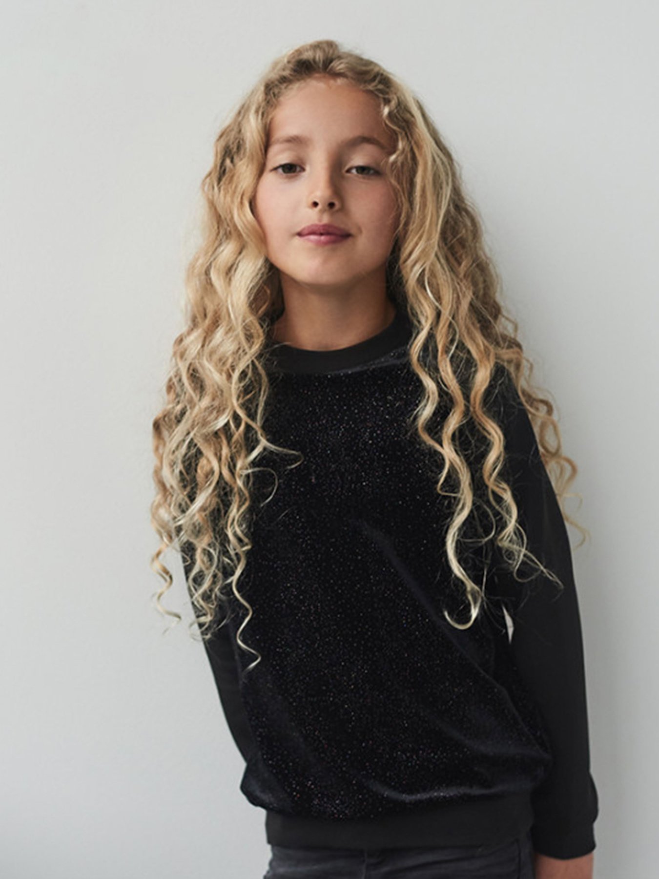 Свитшот Name it модель 8174T2502T075_чорний комб. Фото