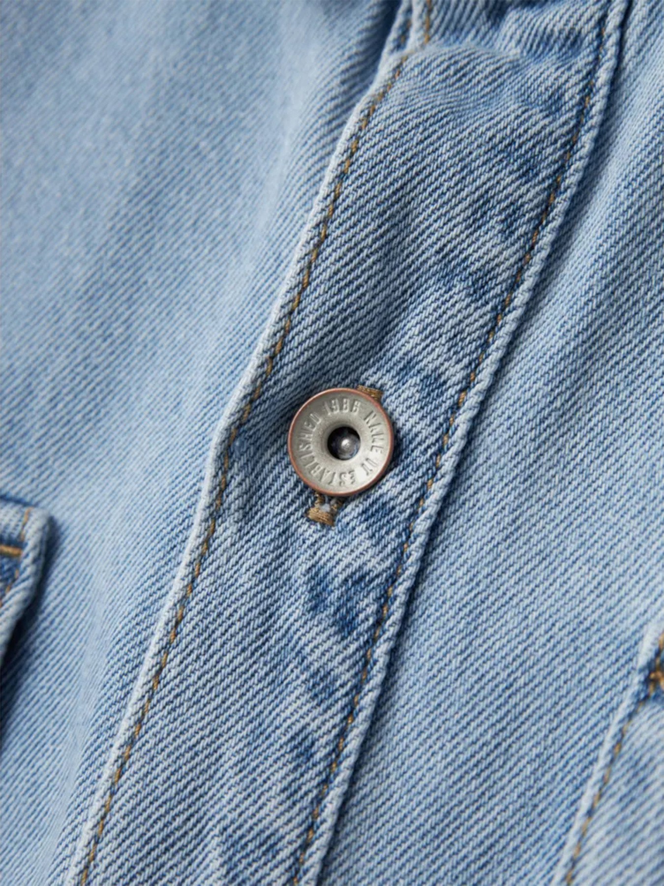 Сорочка повсякденна Name it модель 13232531_Light Blue Denim Фото