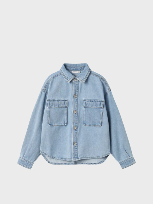 Рубашка повседневная Name it модель 13232531_Light Blue Denim Фото