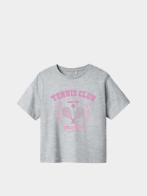 Футболка Name it модель 13237896_Light Grey Melange Фото