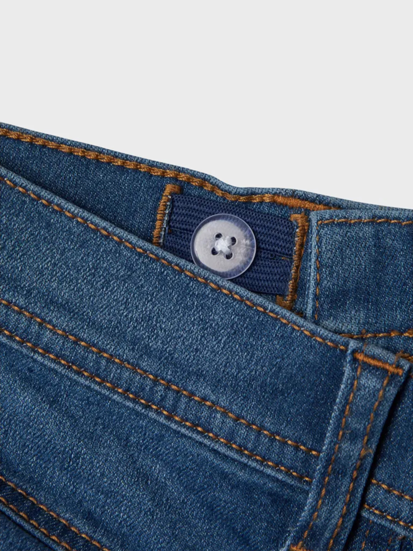 Прямые джинсы Name it модель 13238080_Dark Blue Denim Фото