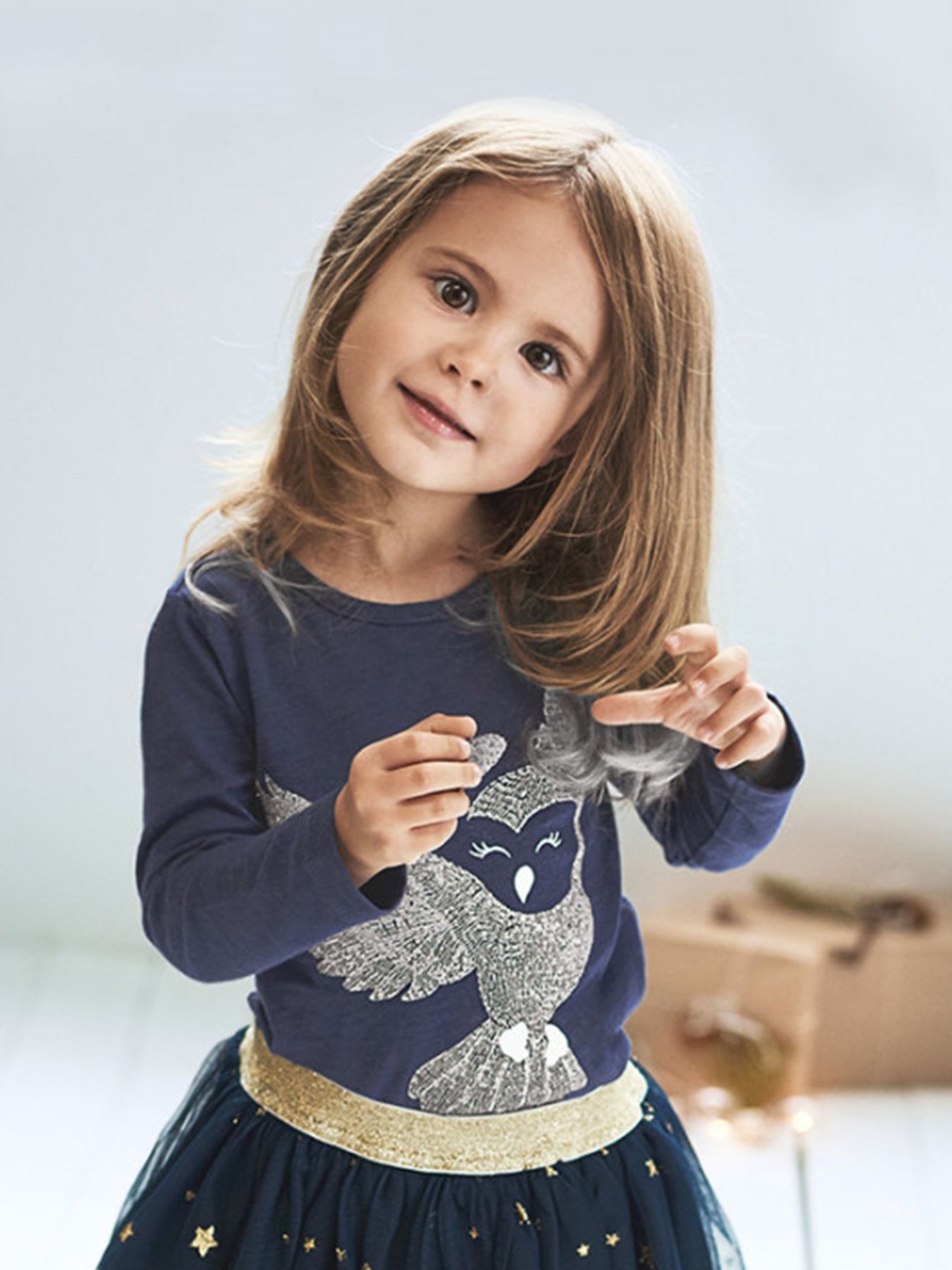 Лонгслив Name it модель 8174T2519T249_т.синій комб. Фото