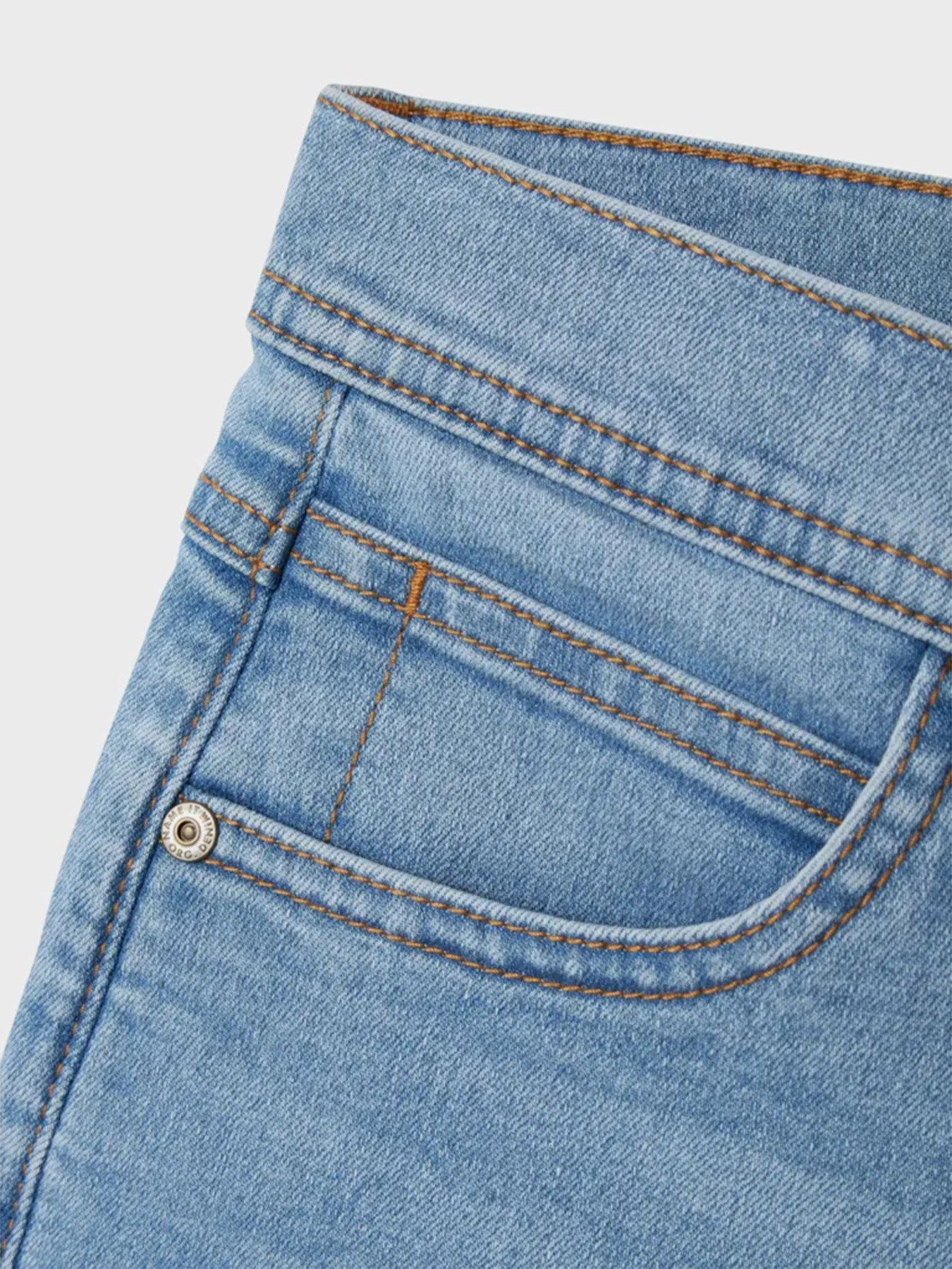 Прямі джинси Name it модель 13238080_Light Blue Denim Фото